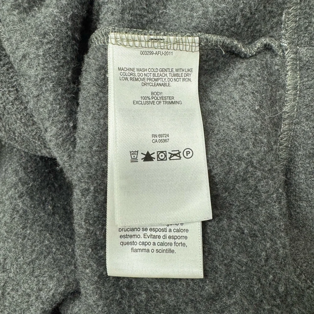 Columbia Gray Fleece‎ Full Zip Jacket with Hood and Zipper Pockets Size 1X